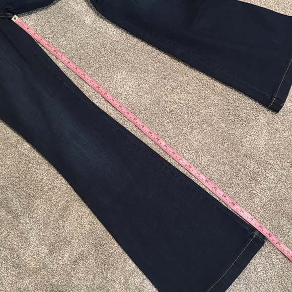 SPANX Blue Flare Wide Leg Jeans - Picture 8 of 8